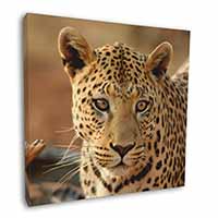 Leopard Square Canvas 12"x12" Wall Art Picture Print