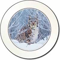 Wild Lynx in Snow Car or Van Permit Holder/Tax Disc Holder