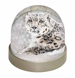 Snow Fall Leopard Snow Globe Photo Waterball