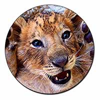 Cute Lion Cub Fridge Magnet Printed Full Colour