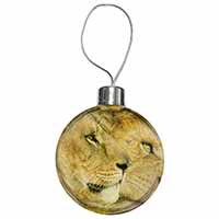 Lions in Love Christmas Bauble