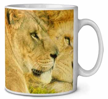 Lions in Love Ceramic 10oz Coffee Mug/Tea Cup