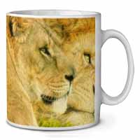 Lions in Love Ceramic 10oz Coffee Mug/Tea Cup