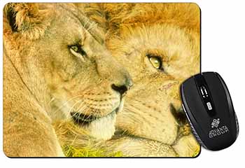 Lions in Love Computer Mouse Mat