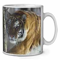 Tiger in Snow Ceramic 10oz Coffee Mug/Tea Cup