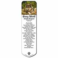 A Beautiful Wolf Bookmark, Book mark, Printed full colour