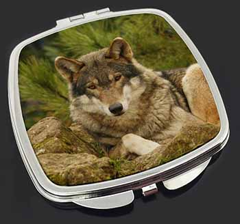 A Beautiful Wolf Make-Up Compact Mirror