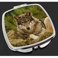 A Beautiful Wolf Make-Up Compact Mirror