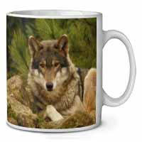 A Beautiful Wolf Ceramic Coffee Mug/Tea Cup