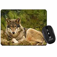 A Beautiful Wolf Computer Mouse Mat