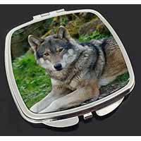 A Gorgeous Wolf Make-Up Compact Mirror