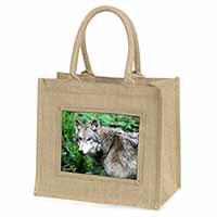 Grey Wolf Natural/Beige Jute Large Shopping Bag