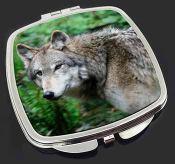 Grey Wolf Make-Up Compact Mirror