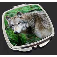 Grey Wolf Make-Up Compact Mirror
