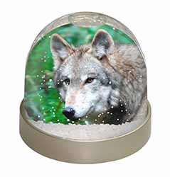 Grey Wolf Snow Globe Photo Waterball