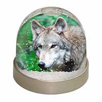 Grey Wolf Snow Globe Photo Waterball