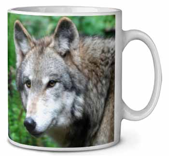 Grey Wolf Ceramic 10oz Coffee Mug/Tea Cup