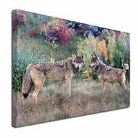 Wolves Print Canvas X-Large 30"x20" Wall Art Print