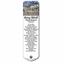 Wolves Print Bookmark, Book mark, Printed full colour