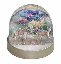 Wolves Print Snow Globe Photo Waterball