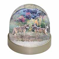 Wolves Print Snow Globe Photo Waterball