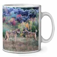 Wolves Print Ceramic 10oz Coffee Mug/Tea Cup