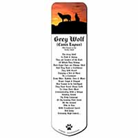 Sunset Wolves Bookmark, Book mark, Printed full colour