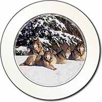 Wolves in Snow Car or Van Permit Holder/Tax Disc Holder