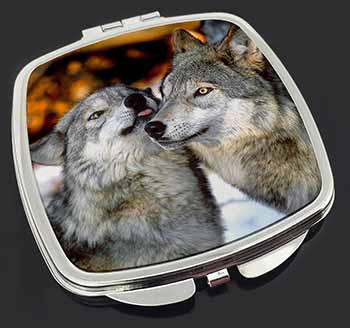 Wolves  in Love Make-Up Compact Mirror