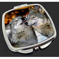 Wolves  in Love Make-Up Compact Mirror