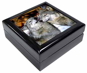 Wolves  in Love Keepsake/Jewellery Box