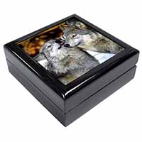 Wolves  in Love Keepsake/Jewellery Box