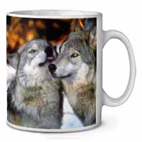 Wolves  in Love Ceramic Coffee Mug/Tea Cup