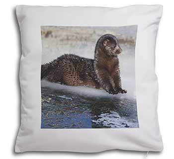 Mink on Ice Soft Velvet Feel Cushion Cover With Inner Pillow