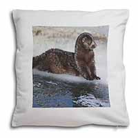 Mink on Ice Soft Velvet Feel Cushion Cover With Inner Pillow