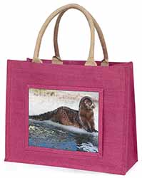 Mink on Ice Large Pink Shopping Bag Christmas Present Idea