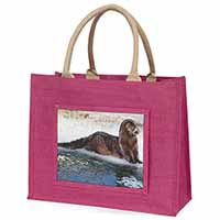 Mink on Ice Large Pink Shopping Bag Christmas Present Idea