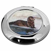 Mink on Ice Make-Up Round Compact Mirror Christmas Gift