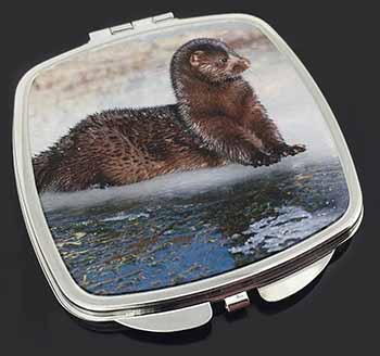 Mink on Ice Make-Up Compact Mirror Stocking Filler Gift