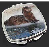 Mink on Ice Make-Up Compact Mirror Stocking Filler Gift