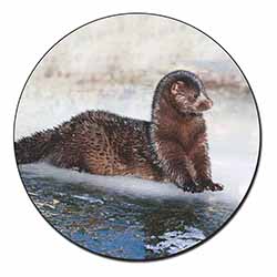 Mink on Ice Fridge Magnet Stocking Filler Christmas Gift