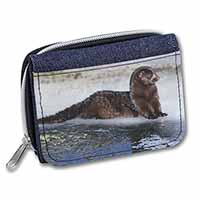 Mink on Ice Girls/Ladies Denim Purse Wallet Christmas Gift Idea