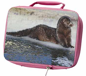 Mink on Ice Insulated Pink School Lunch Box Bag
