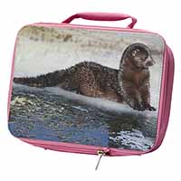 Mink on Ice Insulated Pink School Lunch Box Bag