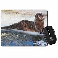 Mink on Ice Computer Mouse Mat Christmas Gift Idea