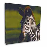 A Pretty Zebra Square Canvas 12"x12" Wall Art Picture Print