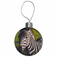 A Pretty Zebra Christmas Bauble