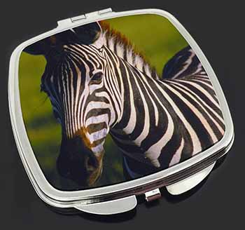 A Pretty Zebra Make-Up Compact Mirror