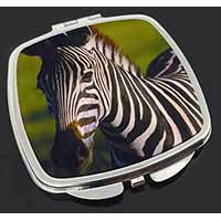 A Pretty Zebra Make-Up Compact Mirror