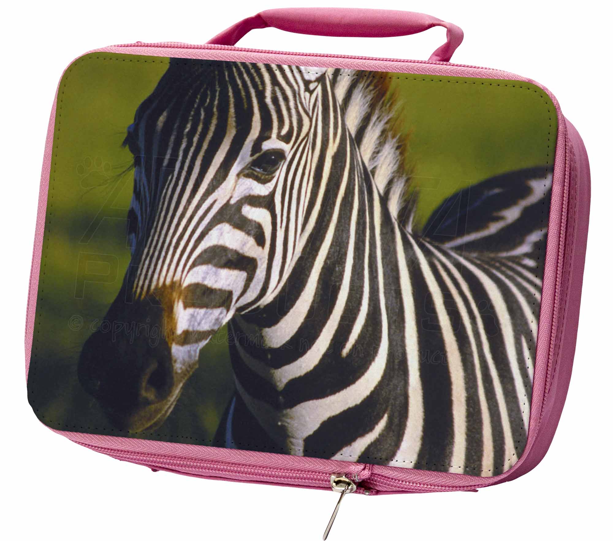 A Pretty Zebra Insulated Pink School Lunch Box Bag, AZ-2LBP | eBay